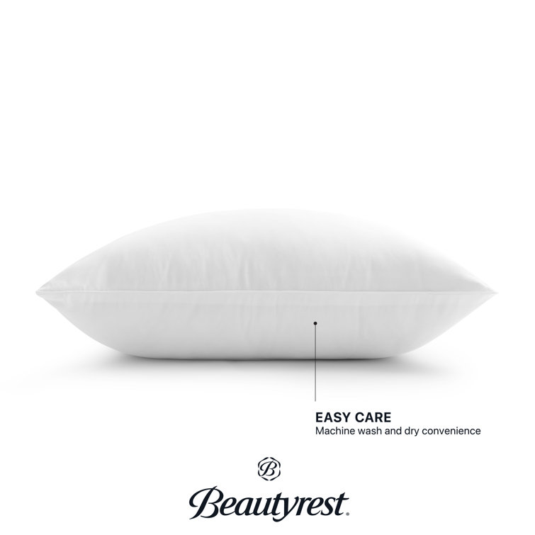 Beautyrest pillow 2024 washing instructions